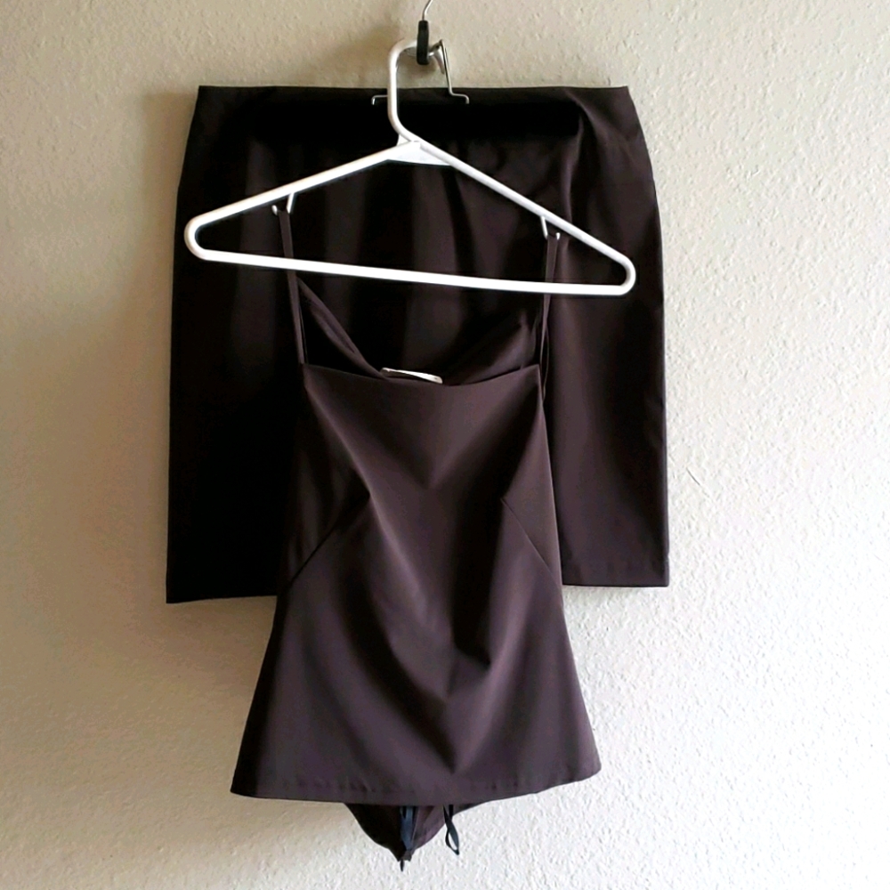 Matching women's "suit" top and skirt